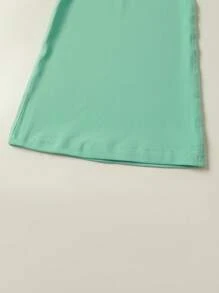 1 件 Tween 女童运动紧身裤，吸湿排汗，速干透气，瑜伽紧身裤，适合跑步、骑行、健身、锻炼、体操、网球等运动 - 綠色 - 查看 7