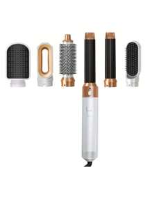 5 In 1 Hot Air Brush, Multi-Function Curling Iron And Straightening Hair Dryer Brush, Mother's Day, Valentine's Day, Friends Gift