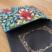 1pc Vibrant Floral & Plants Tarot Wrap Pouch Bag Jewelry Storage Bag Tarot Tablecloth Altar Cloth Oracle Angel Card Rune Wrap Pouch Bag Divination Witchcraft Astrology Supplies