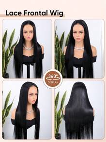 jessie's wig 预切 4x4 蕾丝波浪层剪无胶假发真人头发佩戴和使用无胶假发 180% 密度 100% 真人头发 16-26 英寸 - SNatural - 查看 5
