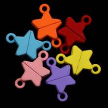 20pcs Magnetic Alloy Heart Shaped Keychains, Couple Set, Romantic Valentine's Day Small Gift, Key And Bag Charm - Star Magnetic Buckle - View 7