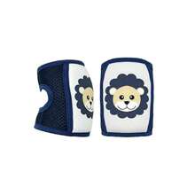 1对可爱卡通防滑婴儿爬行护膝，适合爬行、走路、幼儿防摔护膝，儿童爬行和走路防护装备