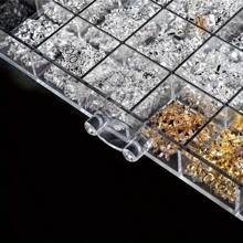 5-Layer 120-Compartment Jewelry Storage Box, Drawer-Style Ring, Earring, Necklace Acrylic Jewelry Sorting Box, Jewelry Box Jewelry Storage, Jewelry Display, For DIY Jewelry Storage - Trong sáng - Xem 5