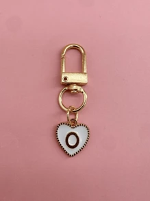 HAILIAN A Bag Pendant Designed Based On English Letters, With A Fashionable And Simple Style, Suitable For Halloween Costume Matching, Suitable For College Students And Elementary School Students Bag Pendant, Car Keychain, Birthday, Holiday, Back To School Season, Halloween Small Gifts - White - View 25