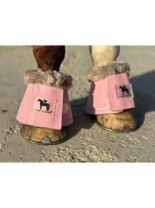 TGW RIDING Glockenstiefel für Pferde, Reitsportschutz, Pferdereichstiefel, Glockenstiefel für Wettbewerb und Training, die Scheuern und Aufprall der Hufe verhindern. Größe: XL, L, M, S Kunstwollfutter Beinwickel für Pferde, schützen Pferdehufe, verwendet für Springreiten, flaches Training