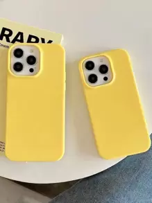 White Color Solid Anti-Fall Phone Case