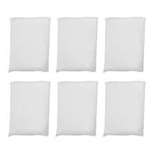 Rainaut [30FT Soft Wedding Ceiling Drapes] 6 Panels Wedding Ceiling Drapes, 5FT X 30FT Draping Fabric Chiffon Curtain, 100D Soft Wedding Arch Ceiling Draping Fabric Sheer, Backdrop Curtains For Party Ceremony Stage Decorations (White) Nice Holiday Gift (US Stock) Faster Delivery