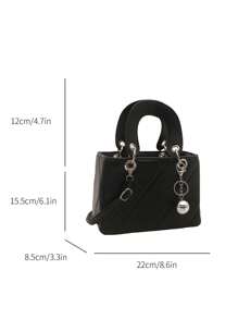 Bolso de hombro de estilo elegante de marca nicho de moda