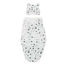 1 套（襁褓 + 帽子）婴儿襁褓毯睡眠襁褓适合 0-3 个月，新生儿可调节襁褓包，婴儿接收毯，可穿戴婴儿毯，易更换襁褓袋，早产儿襁褓毯包裹套装，新生儿可穿戴袋，适合男婴女婴睡眠，镇静惊吓反射，爱不释手 - 適合0-3個月 - 查看 9