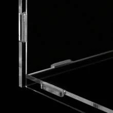 HOHOBLA Acrylic Display Case 4 Layer Transparent Countertop Showcase,Bakery Pastry Display Case Retail Display Counter Cases Acrylic Display Shelf(18.7*8.46*19.7 Inch) - 18.7*8.46*19.7 英寸 - 查看 5