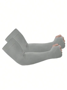 1 件男女通用袖套，男士压缩袖套，男女通用防晒袖套，适合学校、母亲节、青年、防晒手套