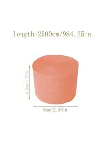 6pcs Colorful Crinkled Paper Rolls, For Party Atmosphere Decor, Wedding Party Supplies, Crushed Paper Decoration
