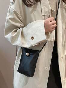 Vintage Casual Women Crossbody Bag, Mała torebka na ramię, Mini portfel na telefon, Modna uniwersalna torebka, Uroczy prezent z frędzlami dla dziewczynek, Nadaje się do dojazdów do pracy, randek, podróży, zakupów, studentów, Dostępna w kolorze czarnym, czerwonym, srebrnym