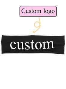 1PC Custom Solid Color Wide Headbands For Women, Cross Tie Hair Accessories For Sports, Yoga, Fashionable Girls' Turban Casual