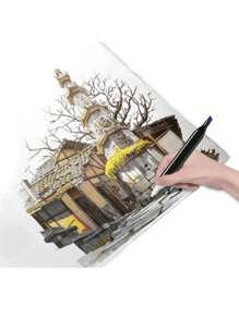 12/24/30/36 Colors Christmas Decoration Pens, With Colored Artist Markers, Dual-Tip Art Markers, Dual-Tip Sketch Markers And Permanent Markers - Suitable For School, Painting, Coloring, Sketching, Card Making, Adult And Kids Illustration, Dual-Tip Markers, Children Art - Multicolor - View 6