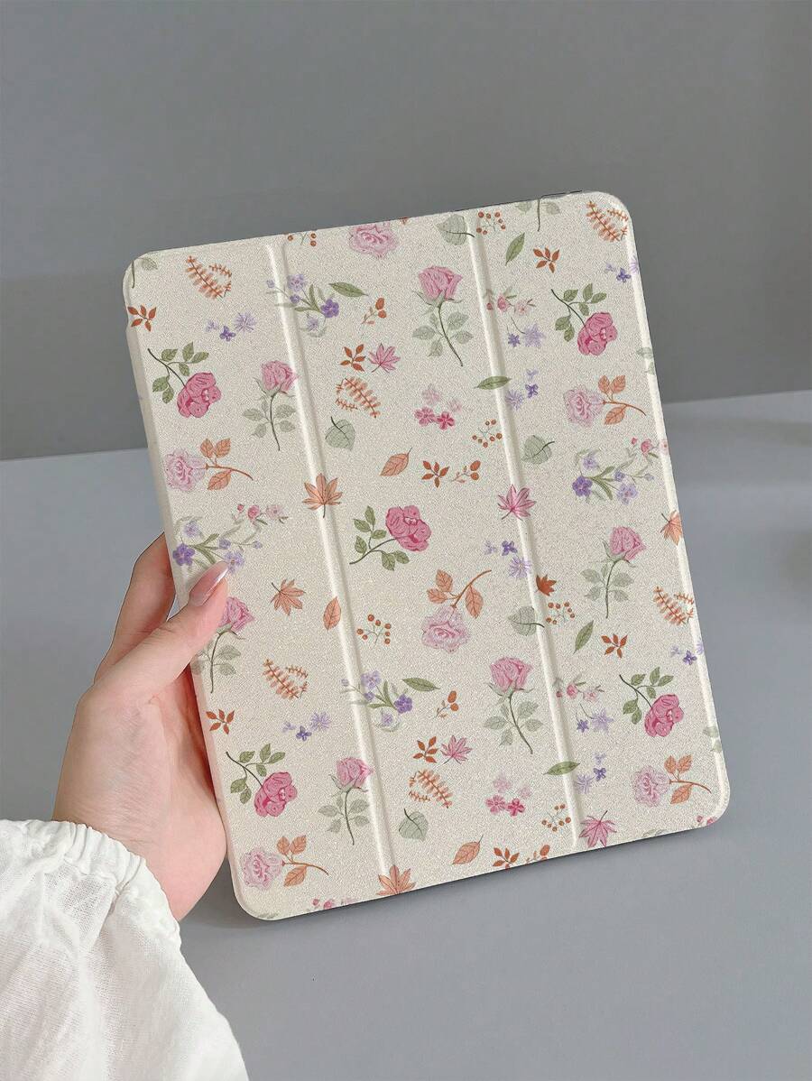 Flower1pc 时尚小碎花 TPU 软壳,全边缘保护,适用于 Apple iPad Mini 6/9.7/10.2/10.5/Air 4/Air 5/10th/10.9/Pro 11/Air 11 (M2)/Pro 11 (M4) 2024,防震防刮 - 彩色 - 查看 1