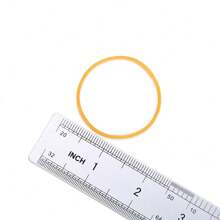 100pcs/Pack 38mm Diameter Elastic Rubber Bands, High Elasticity Office Supplies Binding Rope - Multicolor - View 5