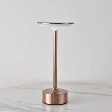 1pc Charging Induction Metal UFO Table Lamp, Camping LED Atmosphere Light, Hotel/Restaurant/Bedroom Decor Lamp, Rechargeable Night Light