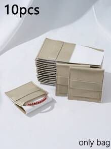 1/10/50pcs Soft PU Leather Jewelry Pouches, Jewelry Gift Bags, Wedding/Birthday/Party/Holiday Gift Packaging Bags For Earrings, Bracelets, Necklaces - C1 - View 13