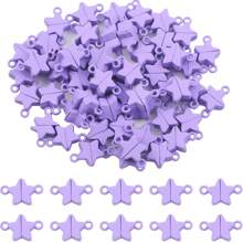 20pcs Magnetic Alloy Heart Shaped Keychains, Couple Set, Romantic Valentine's Day Small Gift, Key And Bag Charm - Star Magnetic Buckle - View 11