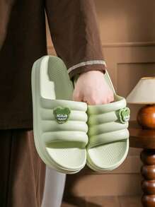 Women's Simple, Non-Slip, Soft-Sole, Odor-Resistant Slippers For Home, Bathroom, Shower, Couple