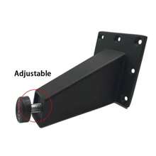 Patas de Muebles de Metal Ajustables para Sofá Cama, Patas de Gabinete de TV, Patas de Muebles Negras, Patas de Mesa de Aleación de Aluminio Gruesa - Negro - Ver 3