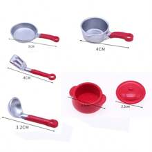 Dollhouse Mini Kitchen Accessories, Baking Tools Model Parts, Mini Hand Mixer, Sweet Box, Egg Tray, Miniature Kitchen Food Toy, Baking Scene BJD Mini Cookies, Bread, Cooking Gloves, Apron