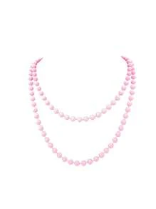 D EXCEED 1/2/4/5 PCS 1980s Long Neon Bead Nekalce For Women Neon Party Costume Accessories For Women Neon Artificial Bead Necklace Solid Color Bride Weddings Masquerade Festival Decorations Gifts