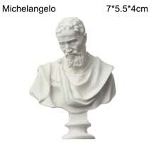Minifiguur Beroemdheden Huisdecoratie Tekenen Oefening Gipsbeeld Beroemde Sculptuur Gipsbuste Portretten Griekse Mythologie