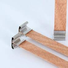 木制蜡芯，木制灯芯蜡烛芯，木制蜡烛芯，蜡杯木制芯 - 原木色 - 查看 3