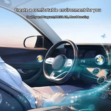 5pcs Car Air Fresheners Solid Fragrance Replacement Pads - Freshen Up Your Journey With Lemon,Peach, Cologne, Ocean And Lavender Scents. Solid Fragrance Replacement Pads For Car Air Condition Clips