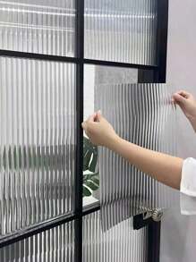 1 Cuộn Phim Trang Trí Cửa Sổ Có Sậy, Bảo Vệ 96% Tia UV, Bảo Vệ Sự Riêng Tư Của Cửa Sổ Nhà Khỏi Những Con Mắt Tò Mò, Thích Hợp Cho Gia Đình, Văn Phòng, Nhà Bếp - Nhiều màu - Xem 1