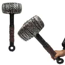 1pcsHammer Thunder God Hammer Stage Performance Prop - Multicolor - View 7