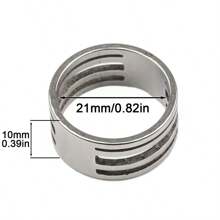 1/2/3/5/10 dụng cụ mở vòng nhảy bằng thép không gỉ, dùng để làm đồ trang sức, thủ công DIY, kìm mũi tròn - Vòng hở bằng thép không gỉ - Xem 12