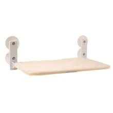 Foldable Balcony Cat Hammock, Strong Suction Cup Cat Perch Mounted Window Bed For Cats, Suitable For Fat Cats - Beige - View 4