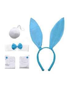 D EXCEED 4PCS Women's Dress Up Accessories Makeup Ball Rabbit Ears Headband Nightclub Cute And Sexy Rabbit Headwear Halloween Brazil Carnival Dress Up Headwear Gift Prom - Multicolor - View 13