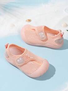 Nuevos zapatos blandos y transpirables para bebés y niños pequeños con suela antideslizante - Rosa - Ver 1