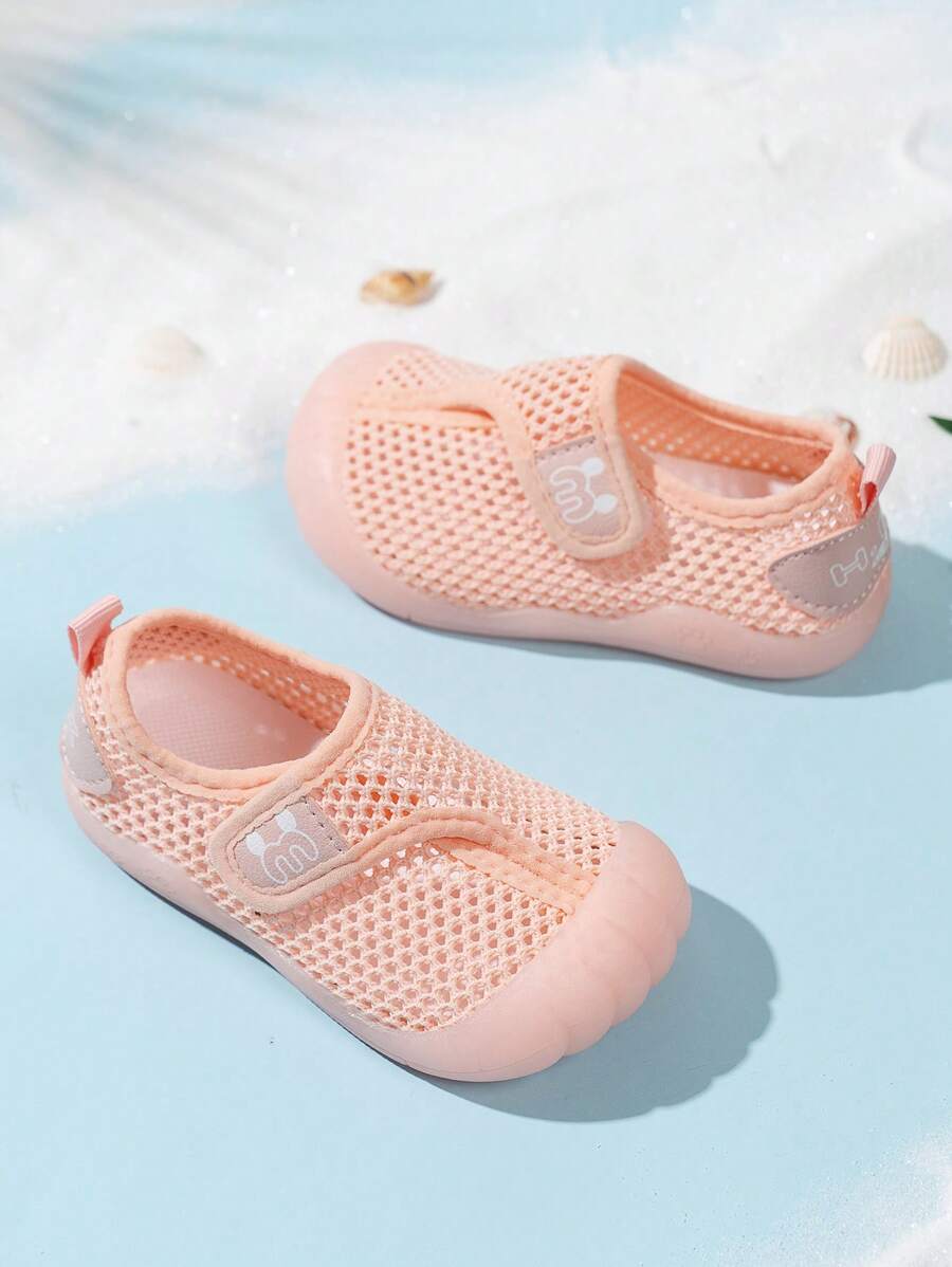 Nuevos zapatos blandos y transpirables para bebés y niños pequeños con suela antideslizante - Rosa - Ver 1