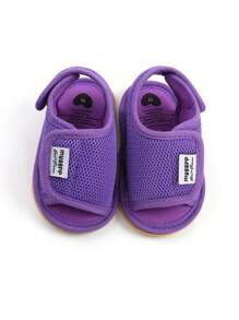 Infant's First Walking Shoes For Boys And Girls, Summer Sandals Open Toed Lightweight Shoes Infant Sports Shoes Breathable Lightweight Non Slip Sports Shoes 0-12 Months Old - Purple - View 6
