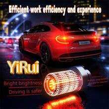 YiRui YiRui 2pcs 12-24V New LED Bulbs 144smd Lamp Reverse Turn Signal Light BA15S P21W BAU15S PY21W 7440 W21W P21/5W 1157 BAY15D