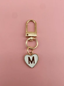 HAILIAN A Bag Pendant Designed Based On English Letters, With A Fashionable And Simple Style, Suitable For Halloween Costume Matching, Suitable For College Students And Elementary School Students Bag Pendant, Car Keychain, Birthday, Holiday, Back To School Season, Halloween Small Gifts - White - View 16