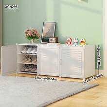 Multi-Tier High Capacity Dust-Proof Storage Shelf, Foldable Shoe Rack For Bedroom, Living Room, And Hallway, Suitable For Home Use