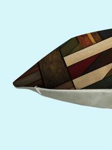 4Pcs Contemporary Geometric Throw Cushion Covers For Sofa, Machine Washable, Printed Zipper Closure, Versatile Room Decor, Woven Polyester Decorative Case Set For Living Room, Bedroom, Patio Furniture (No Filling)