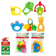 Baby Rattles Various Animal Models Colorful Kit DuteToys