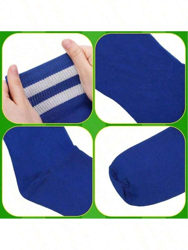 Back To School Gifts For Boys & Girls,Breathable Football Socks For Kids Aged 4-12, Striped Knee High Socks For Boys And Girls Playing Soccer, Baseball, Softball And Other Athletic Sports, Youth Sports Socks For School And Training - Multicolor - View 4