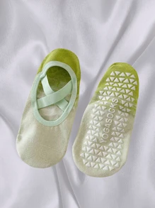 1/2/3 Pairs Of Women's Yoga Socks, Indoor Sports Socks, Non-Slip Socks, Gradient Color, Crew Socks, Short Socks, Dance Socks, Soft Women's Socks For Many Sports