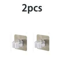 8/4/2/1 件带挂钩的拖把夹收纳架，壁挂式多功能拖把和扫帚架，防水防滑工具收纳架，适用于家庭、浴室、厨房、花园和车库