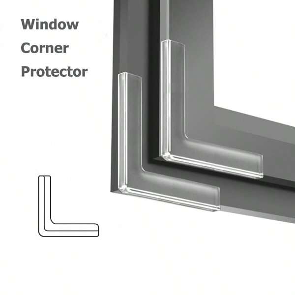 16/12/8/4 piezas Protectores de bordes de muebles, protectores de esquinas de seguridad para el hogar, esquinas antichoque transparentes, protección de silicona para bebés, cubiertas de esquinas de mesa y silla de cristal amigables para niños, mejor opción de regalo para la seguridad de los niños