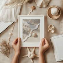 1/3 件波西米亚夏季墙壁艺术画热带棕榈树帆布印刷画海滩度假海报简约海岸装饰适用于卧室、客厅或宿舍房间装饰礼物（无框） - 彩色 - 查看 4