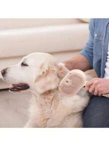 3 In 1 Steam Brush Spray Hair Combing USB For Pets Dogs Cats And Rabbits